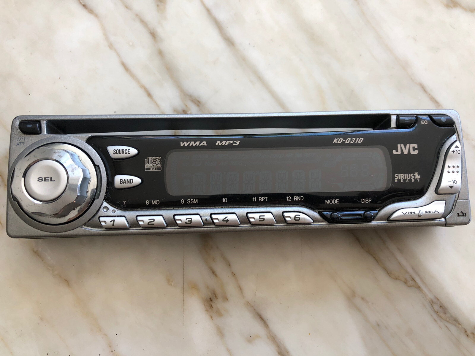 JVC KD-G310 STEREO DETACHABLE JVC KD-G310 FACEPLATE ONLY OEM🟠
