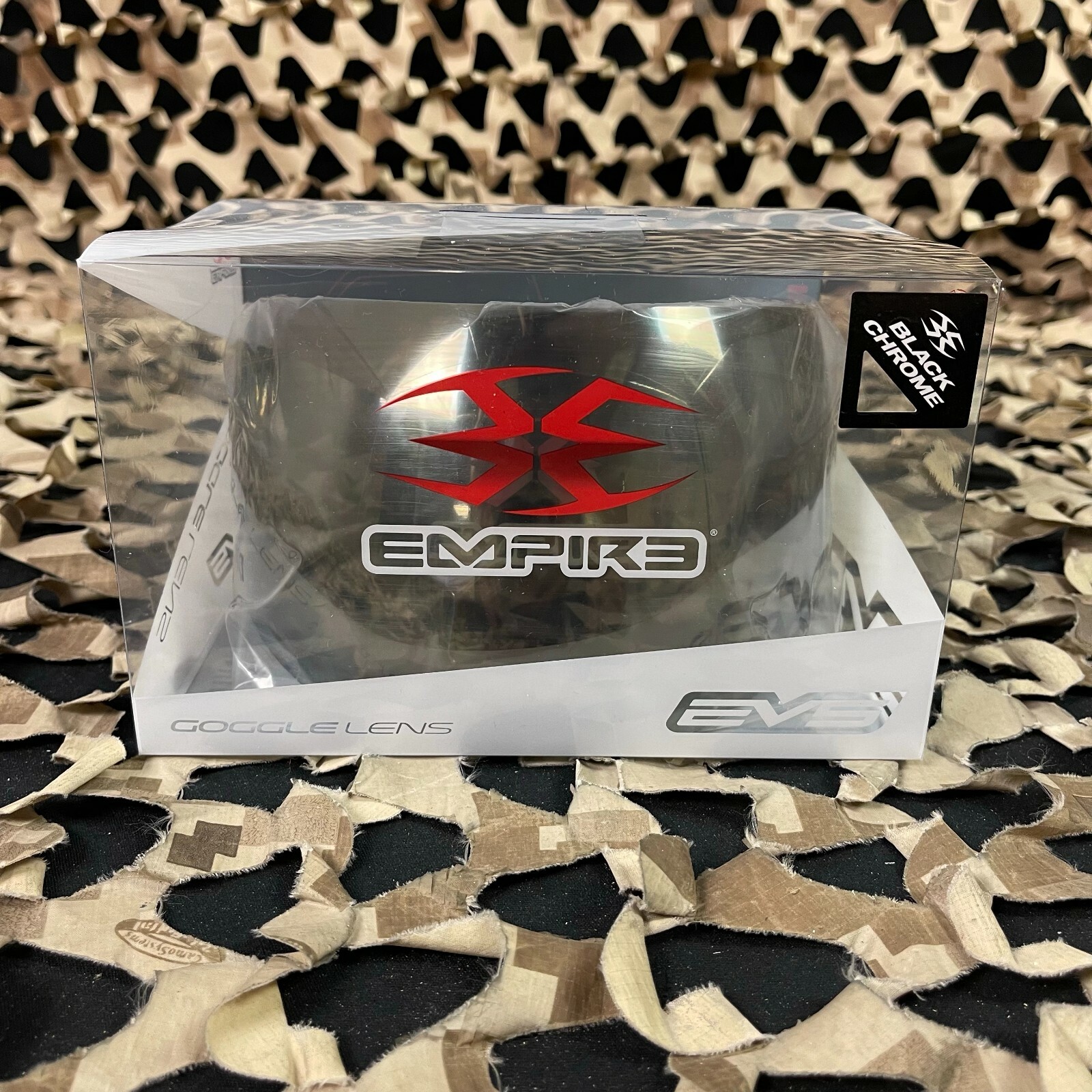 NEW Empire EVS Mask Thermal Lens - Black Chrome Mirror