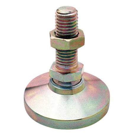 S & W Manufacturing Bsw-2Z Male-End Leveling Mount, Swiveling Stud, 1/2"-13