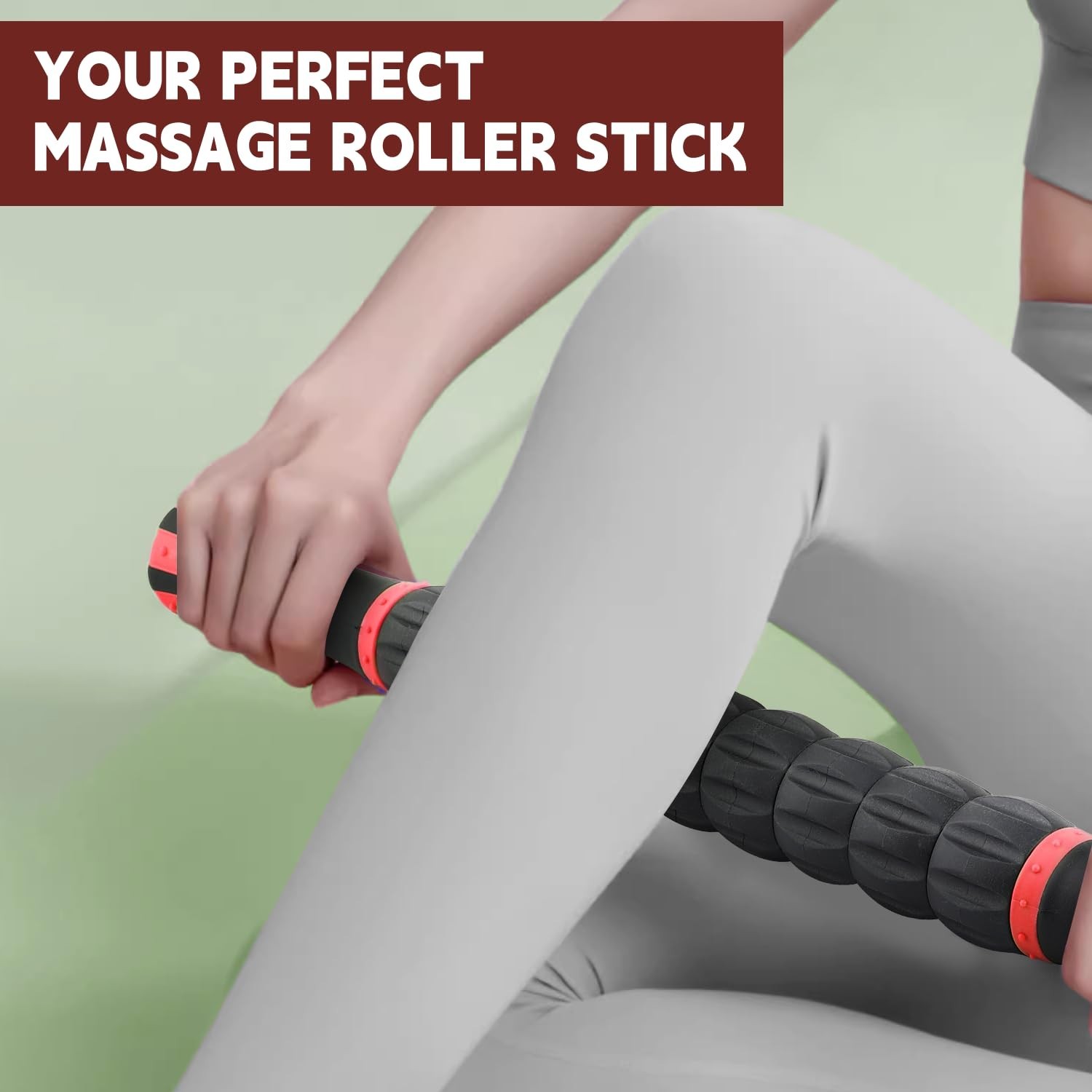 Massage Roller Stick,Muscle Roller Stick for Athletes, Liposuction Massage Ro...