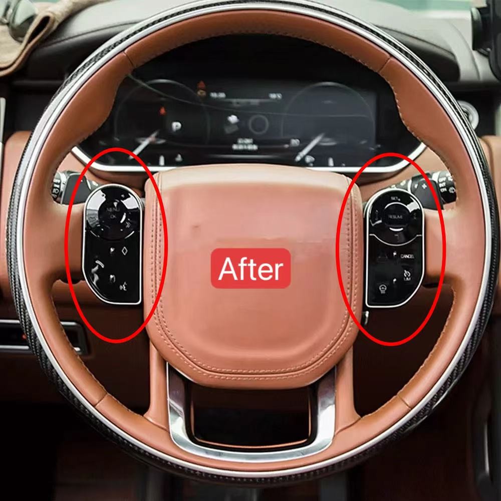 2pcs Steering Wheel Control Switch Button For Range Rover Sport / L405 2014-2017
