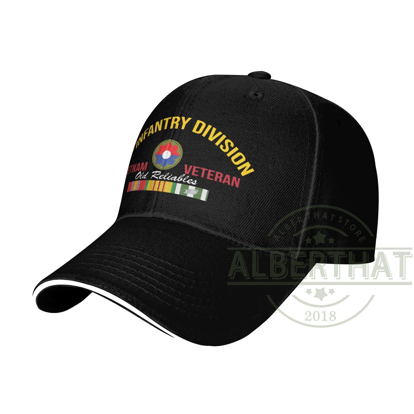 9th Infantry Division Vietnam Veteran Unisex Baseball Cap Adjustable Dad Hat