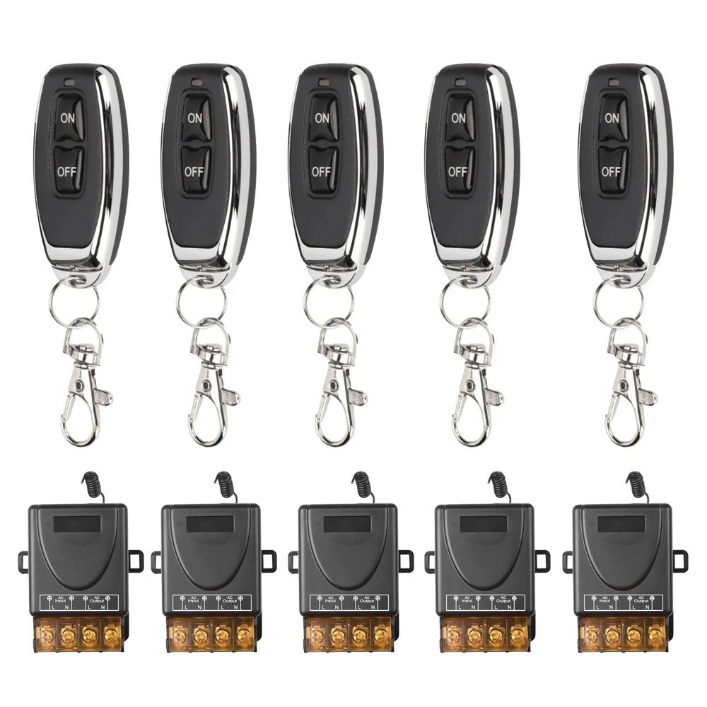AC Wireless Remote 110V-240V 30A RF Relay Control Remote Switch 433Mhz Receiver