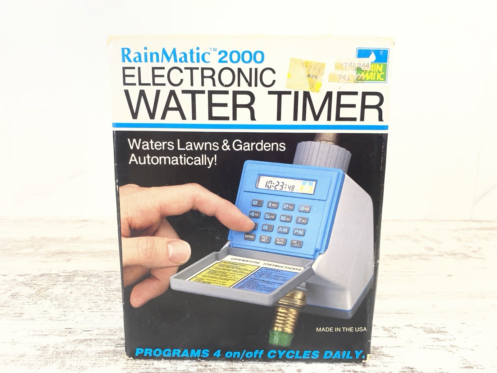 Vintage RainMatic 2500 Electronic Water Watering Sprinkler Timer