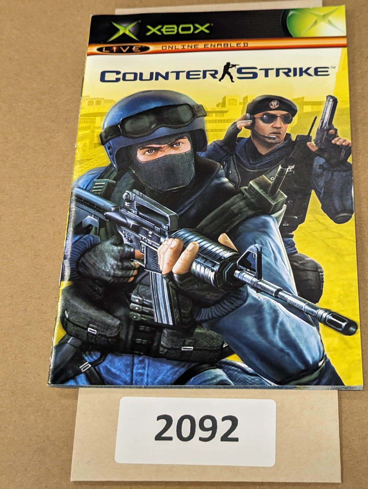 Counter Strike - Xbox - Manual Only **NO GAME!