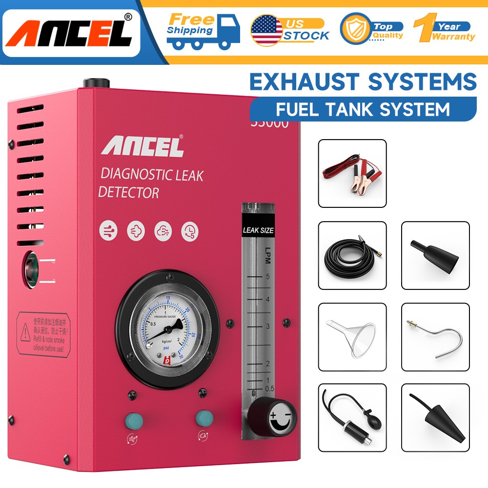 Automotive EVAP Smoke Machine Intake System Vacuum Leak Detection Tester