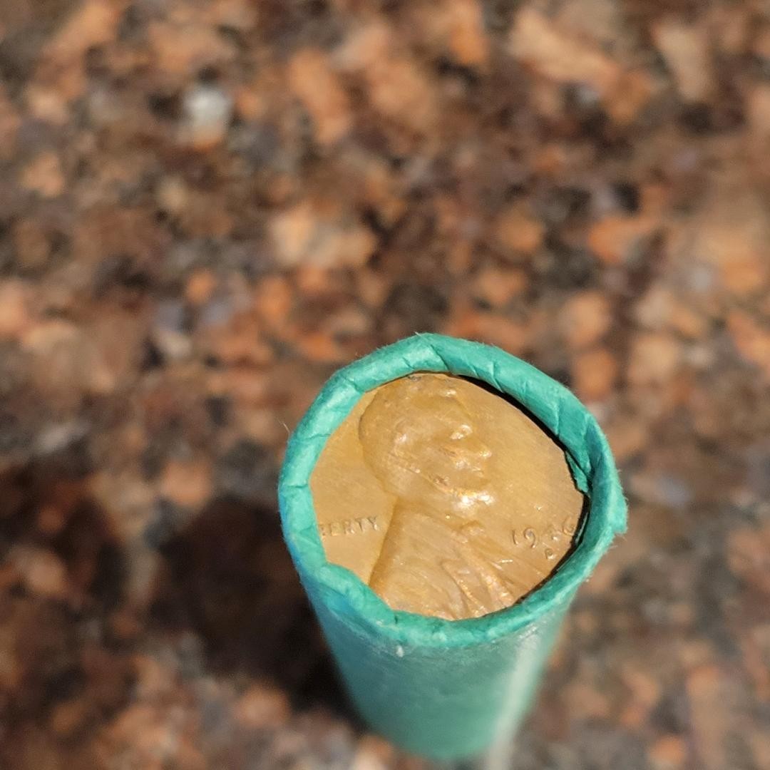 Unsearched Wheat Cent Roll (50 Coins) Mixed Dates 1909–1958 US Penny
