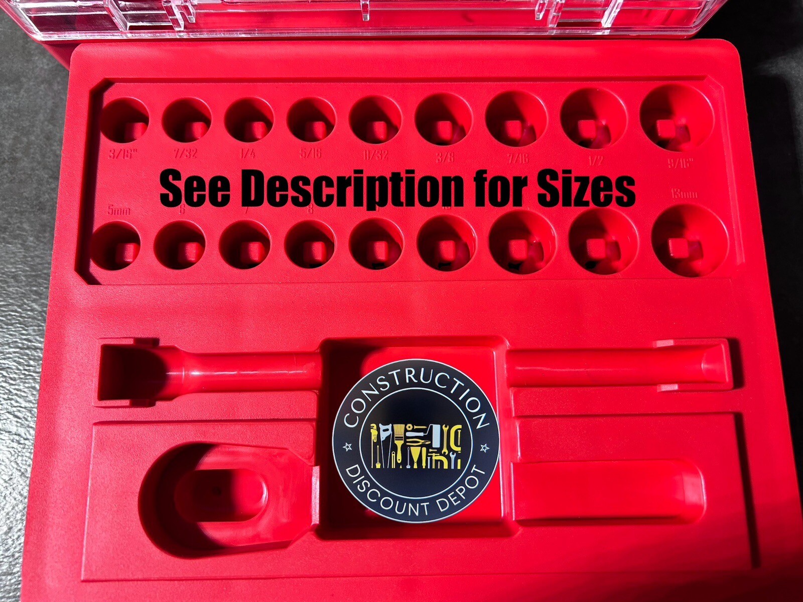 New CRAFTSMAN Compatible VERSASTACK Toolbox W/Removable Tray 1/4" Ratchet Socket