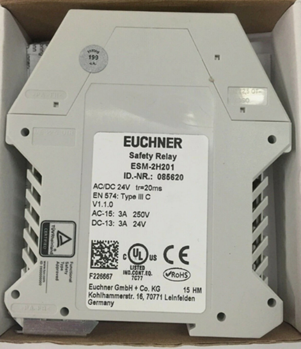 New In Box EUCHNER 085620 ESM-2H201 Safety Switch