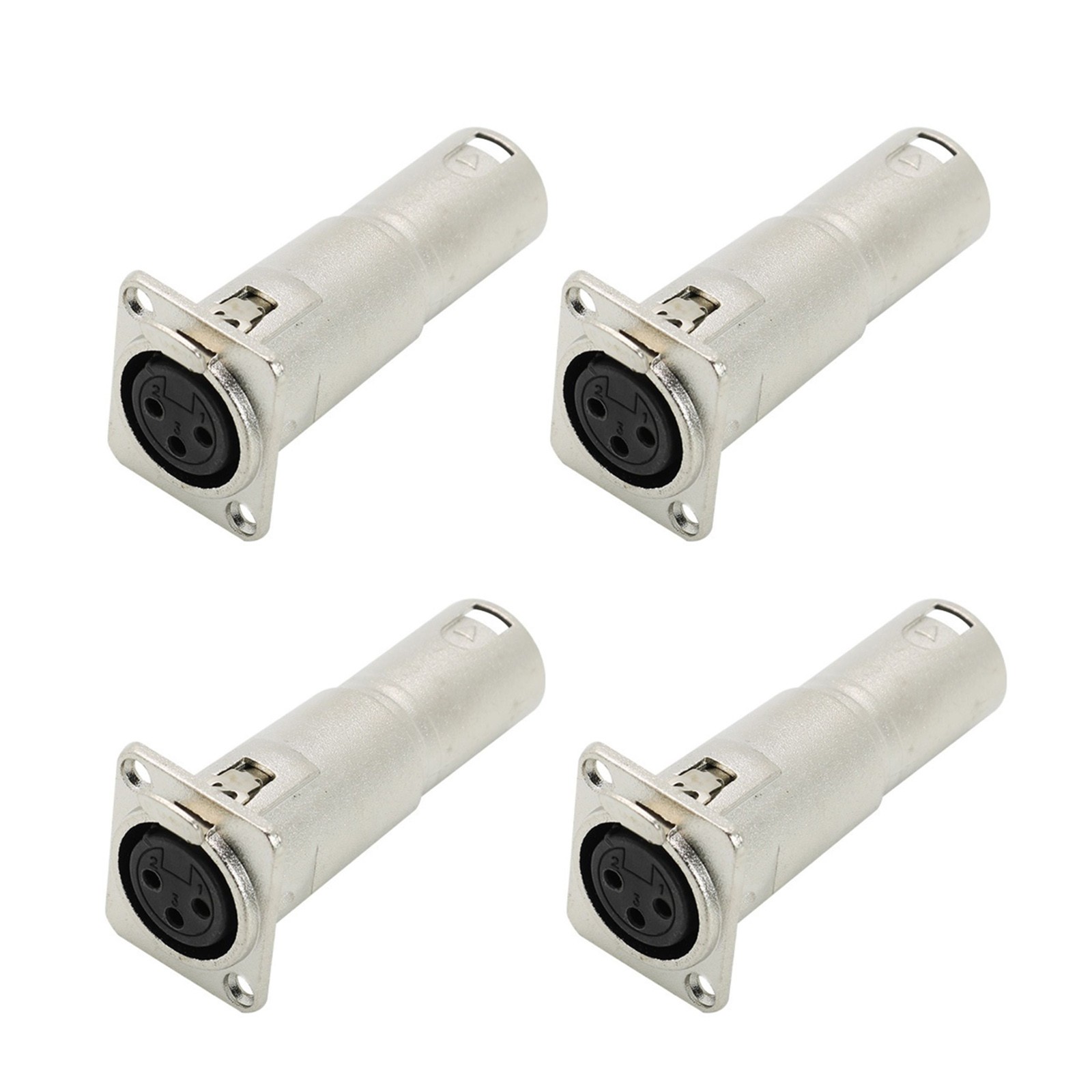 Audio Studio Amp Panel Mount Connector Adapter Plug With Soldering-Free Design