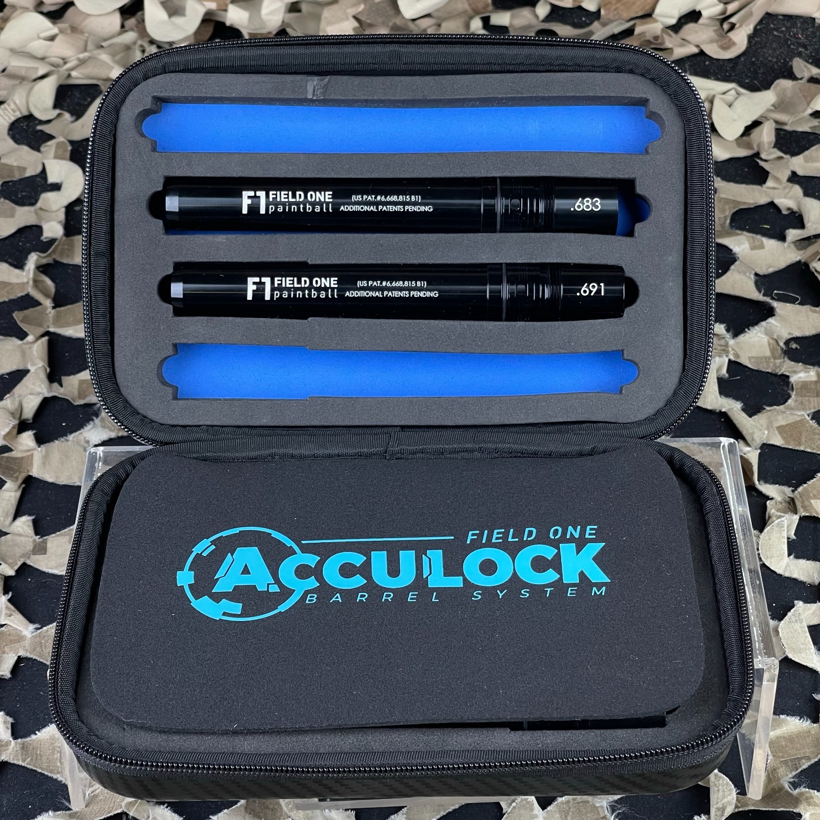 Field One Acculock Barrel Complete Insert Kit - Autococker Threaded - Blackout