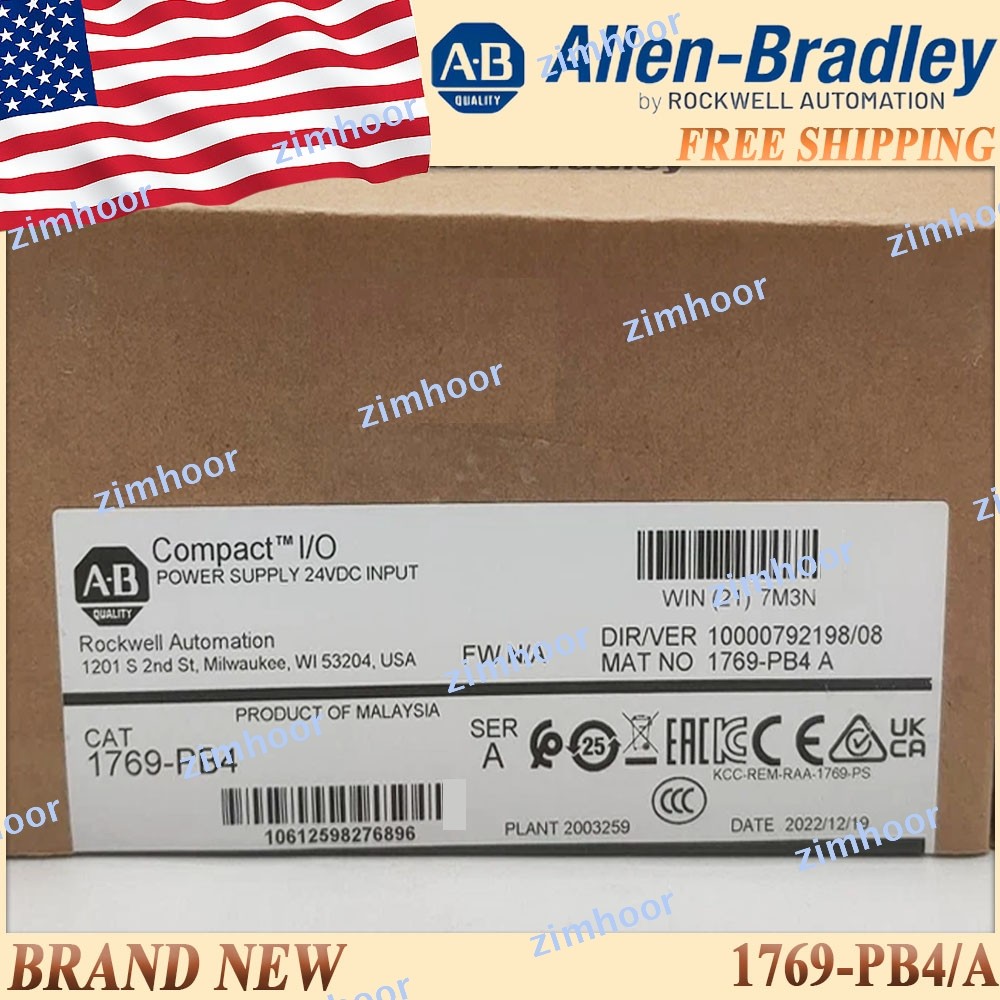 New Sealed AB 1769-PB4/A CompactLogix Power Supply 1769PB4 serA Free Ship US 1PC