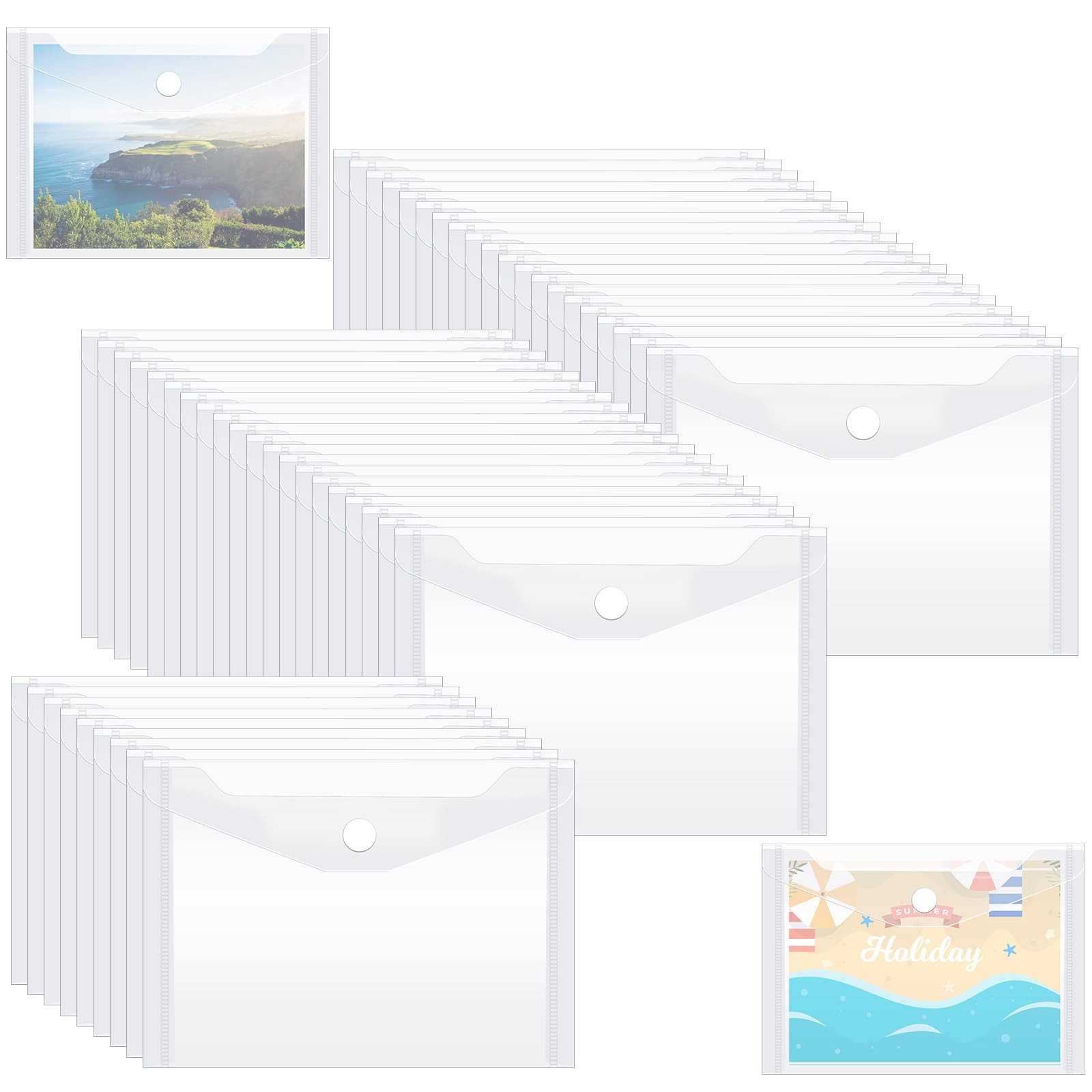 120 Pcs Stamp and Die Storage Pockets