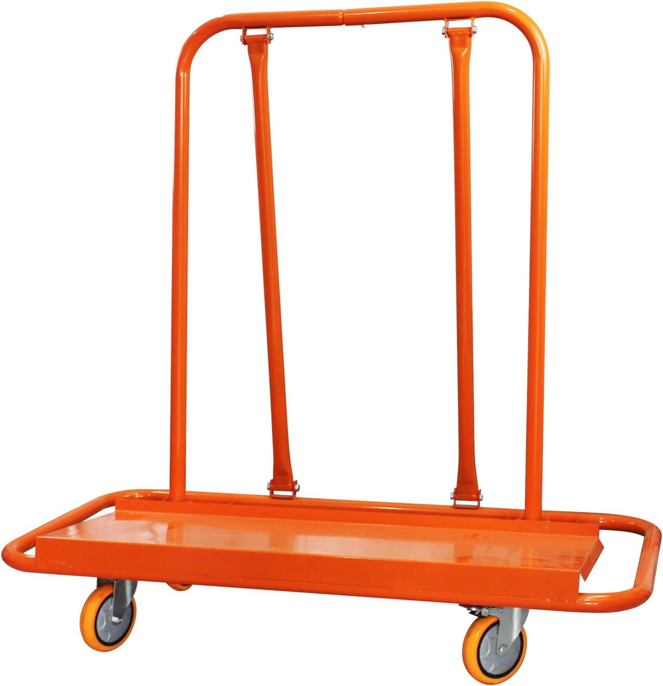 Heavy Duty Drywall Sheet Cart, 2200LBS Load Capacity Steel Panel Dolly with 4 Sw