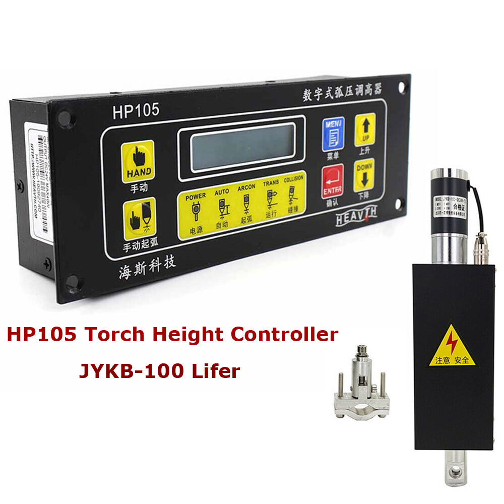 CNC Plasma THC HP105 Torch Height Controller + JYKB-100 Plasma Flame Lifer DC24V