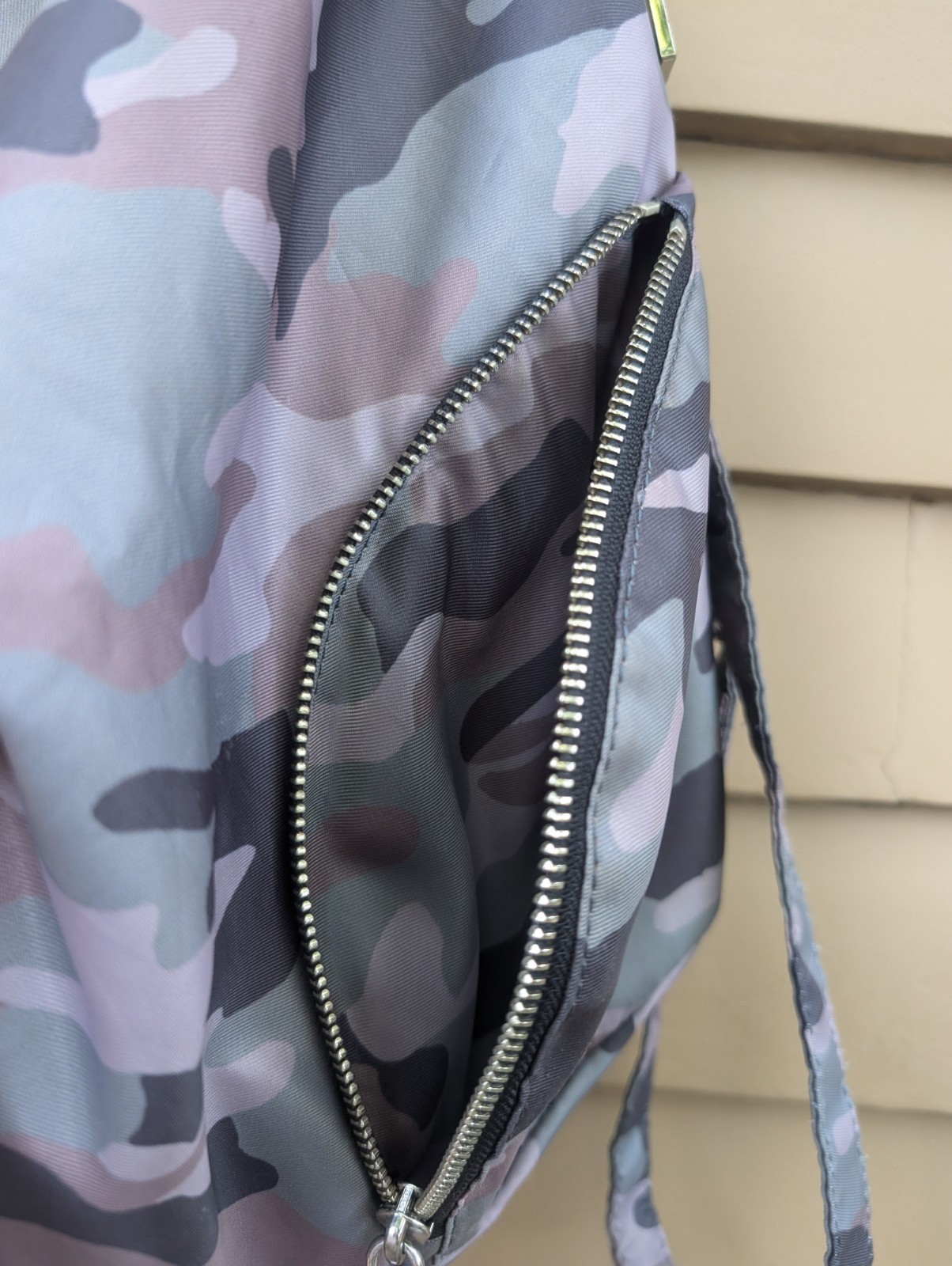 Rebecca Minkoff Julian Nylon Backpack Camo EUC