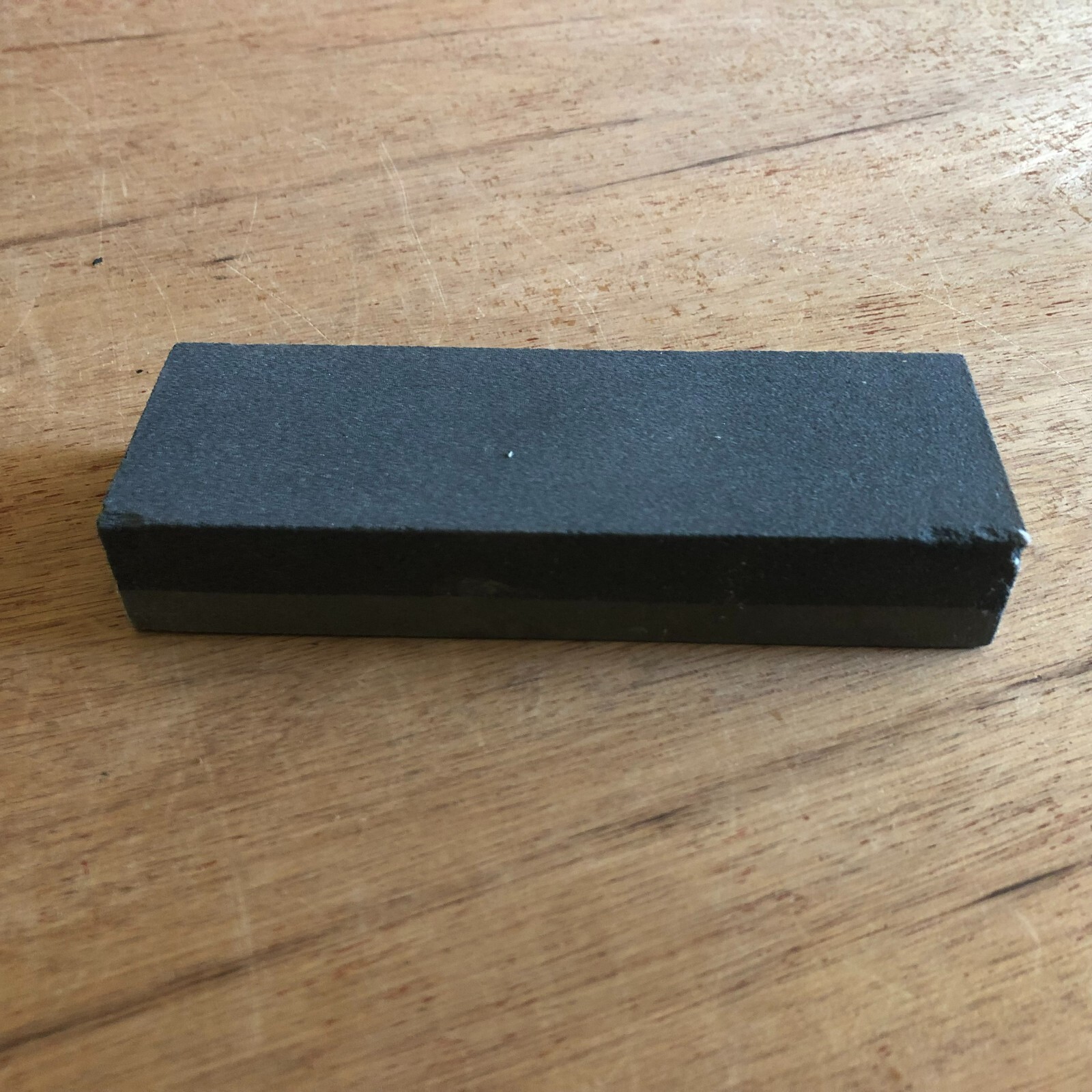 Unbranded Dual Grit Hone Honing Sharpening Stone 2" x 6" x 1" Chipping 15 Oz Vtg