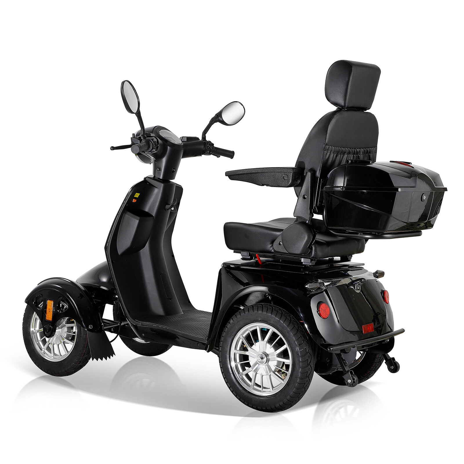 4 Wheels Mobility Scooter 800W Motor 60V 20Ah Battery Adult Senior Black