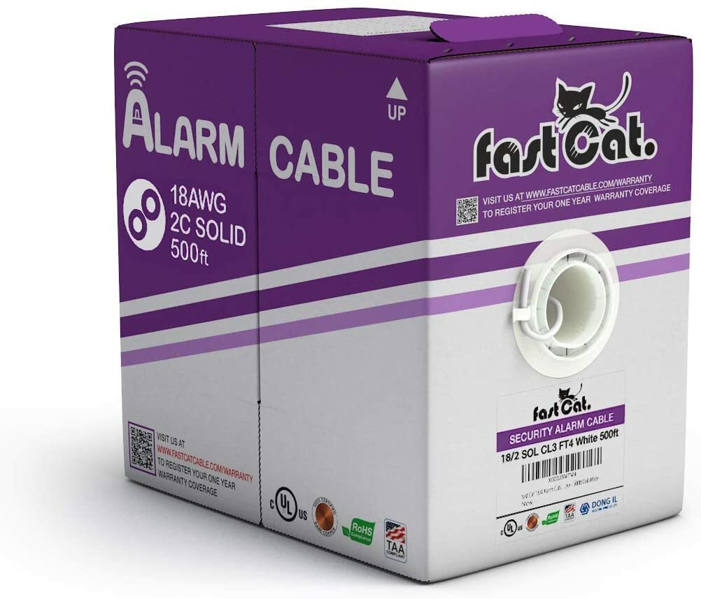 fast Cat. Alarm/Security Cable - Unshielded - UL & (CMR) Rated - 500ft