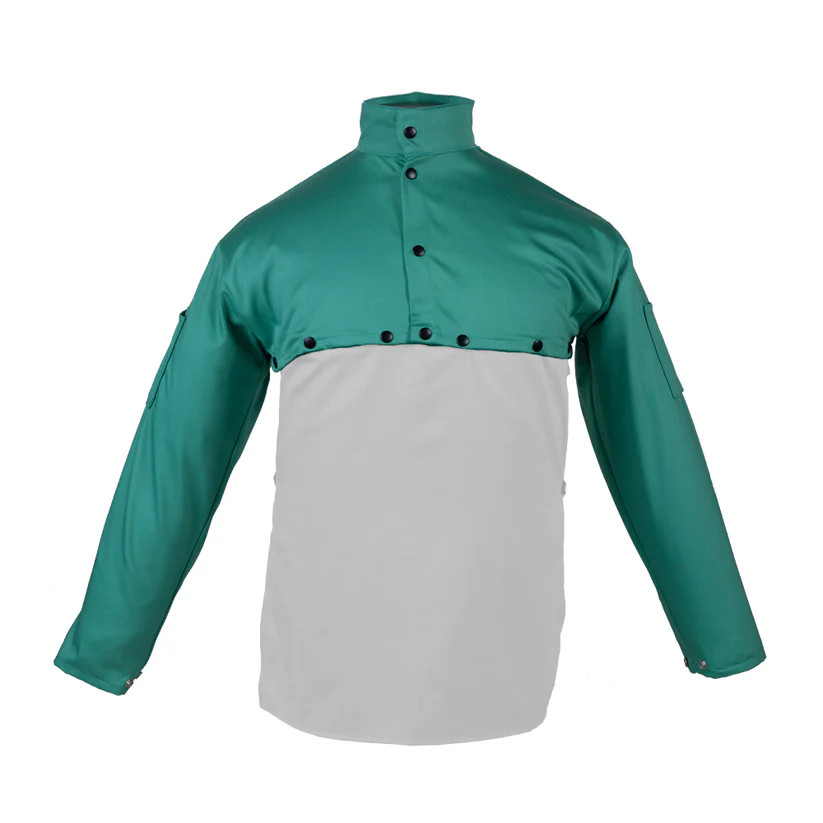 Trust Protection 5510 Premium Lightweight FR Cotton Green Cape Sleeve, 3X-Large