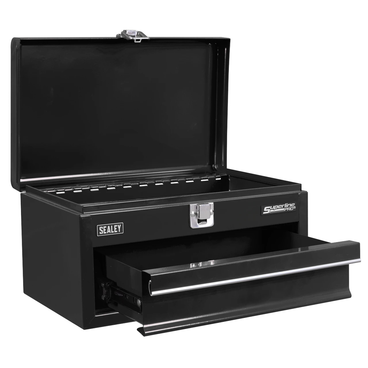 Sealey APMTB2 Superline Pro Mini Toolbox with 1 Drawer Black