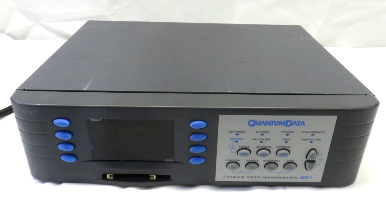 QUANTUMDATA 881D Video Test Generator, FOR PARTS/ REPAIR