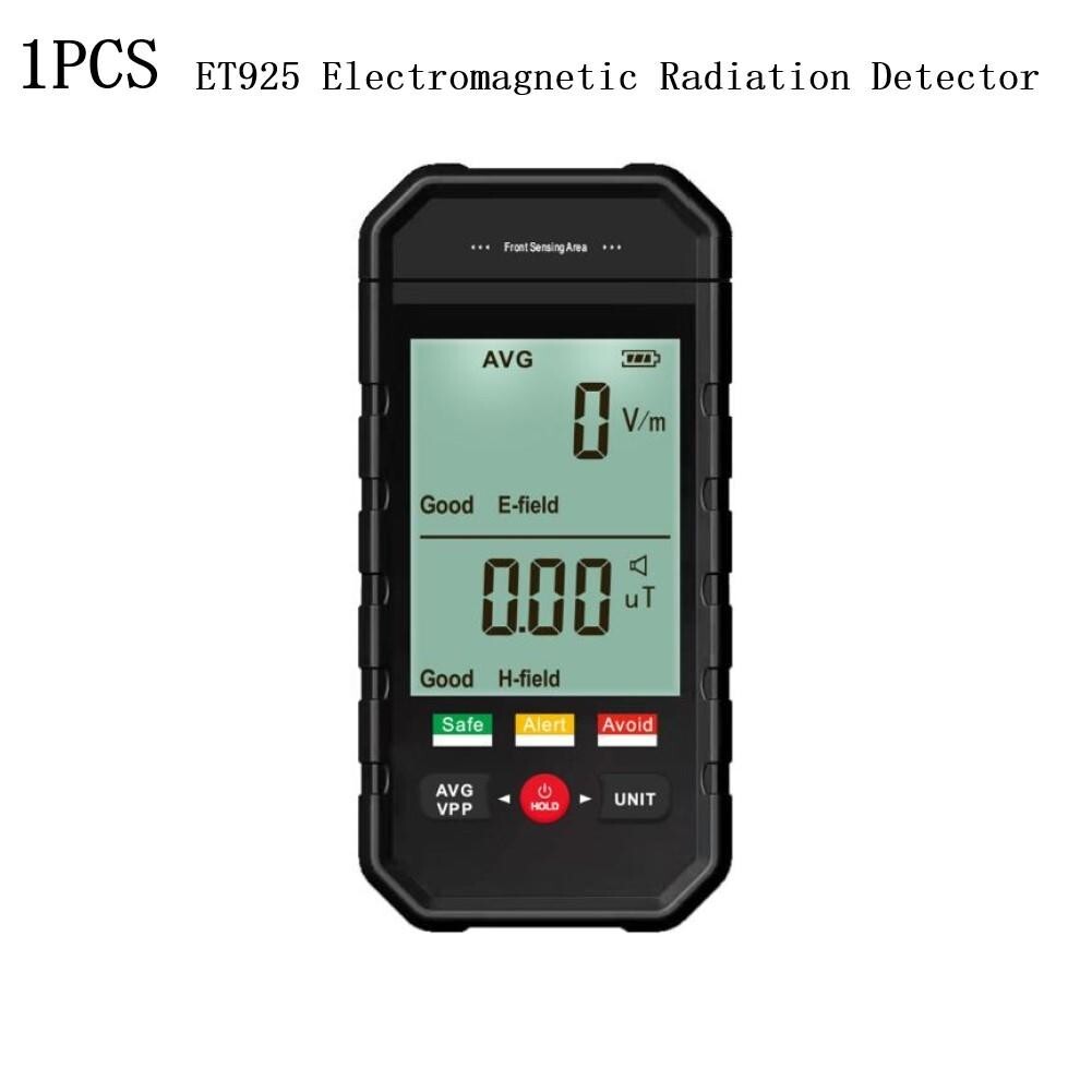 Nuclear Radiation Detector Electromagnetic Digital LCD EMF Meter for GEIGER