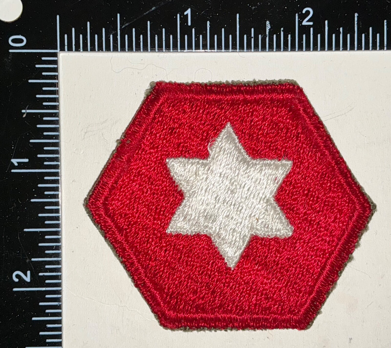 WWII US 6th Army 1st Design Patch