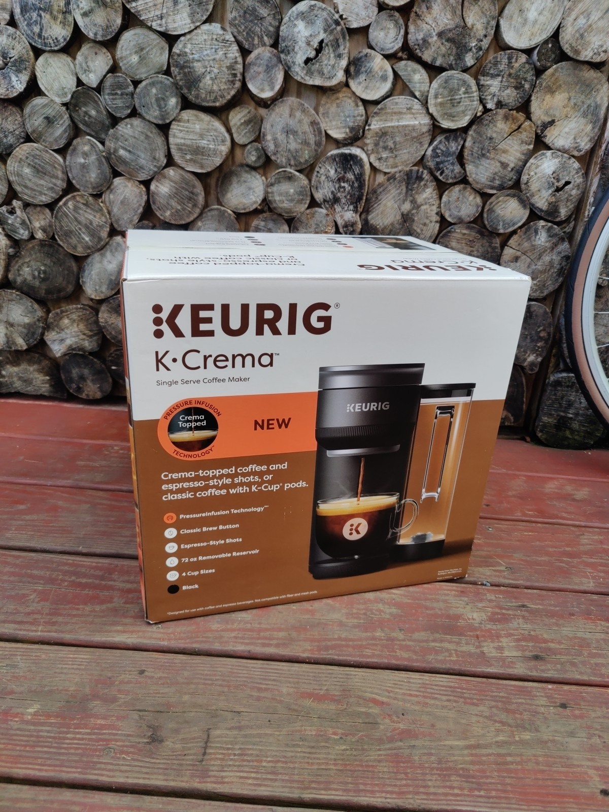 New Keurig K Crema Single Serve Coffee Maker K91