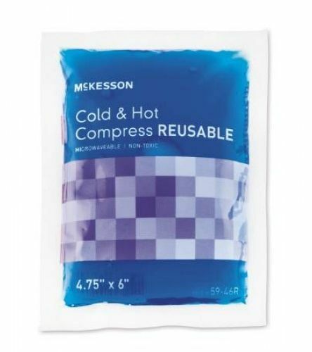 McKesson Hot / Cold Pack, Small, Reusable, 4.75 X 6 Inch, 2 Pack