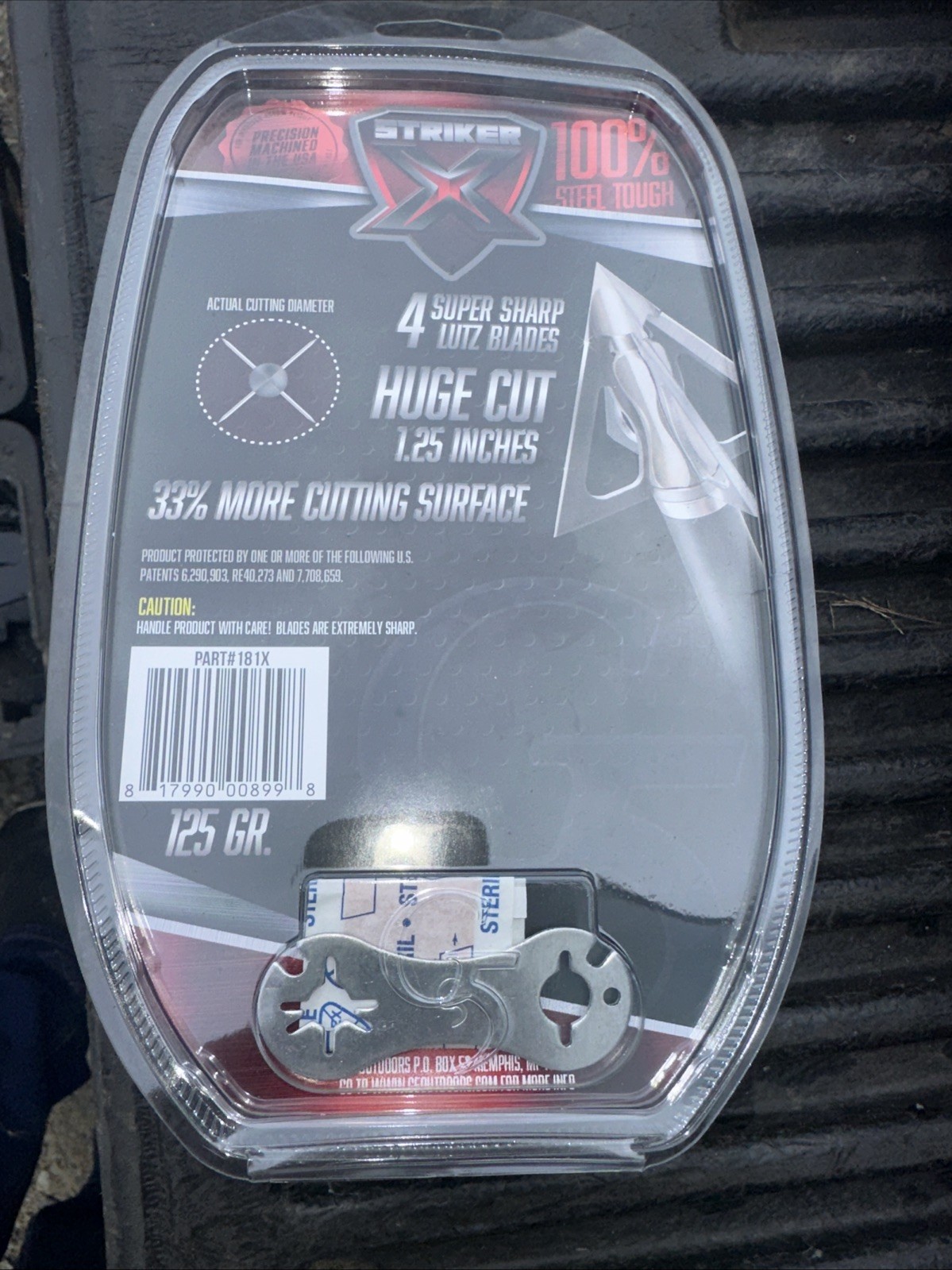 Striker X Four Blades 125 Gr Broad head