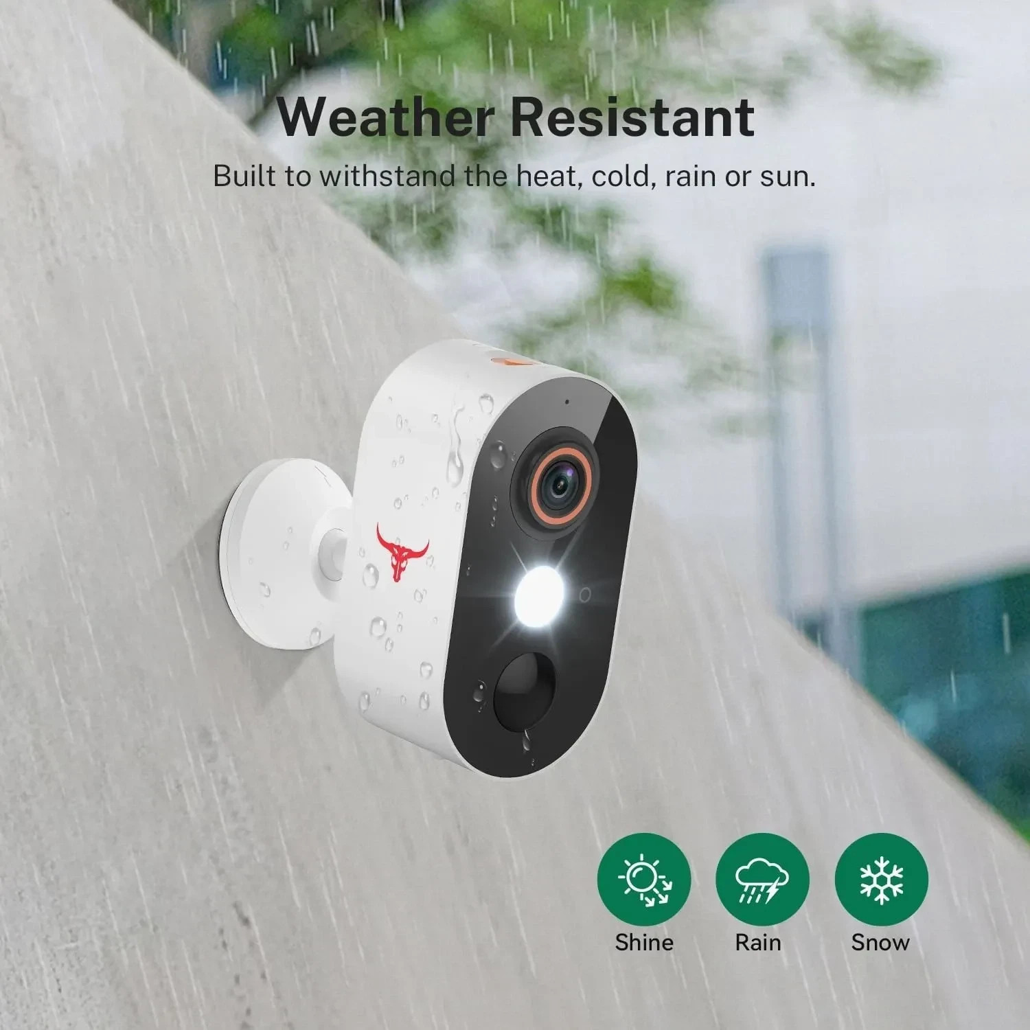 2 Pack Wireless Security Camera System Smart Night Vision Outdoor WiFi Cameras