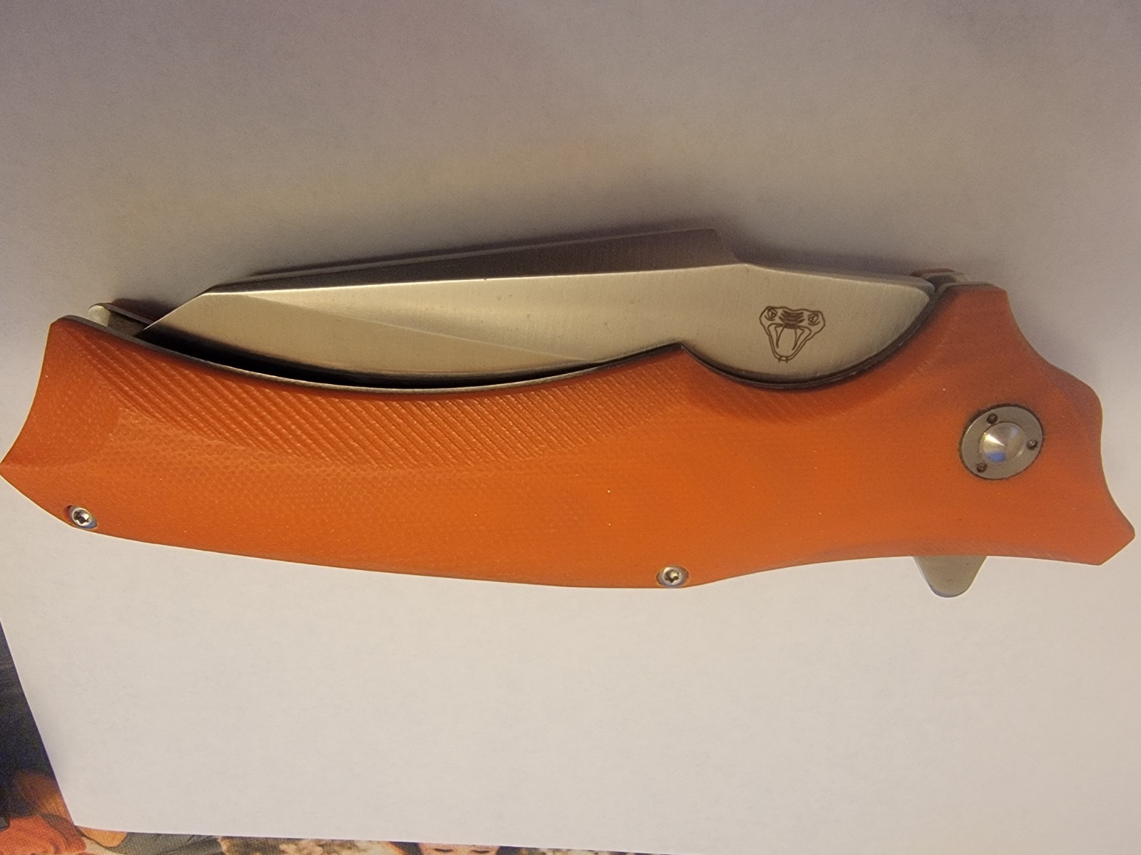 Snakehead Folding Knife 440C Ball Bearing - Never Carried - Excellent Condition