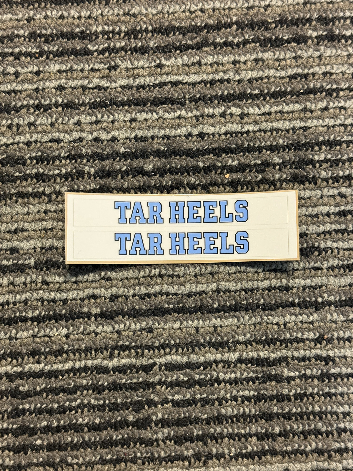 North Carolina Chin Strap Decal Football Helmet Full Size