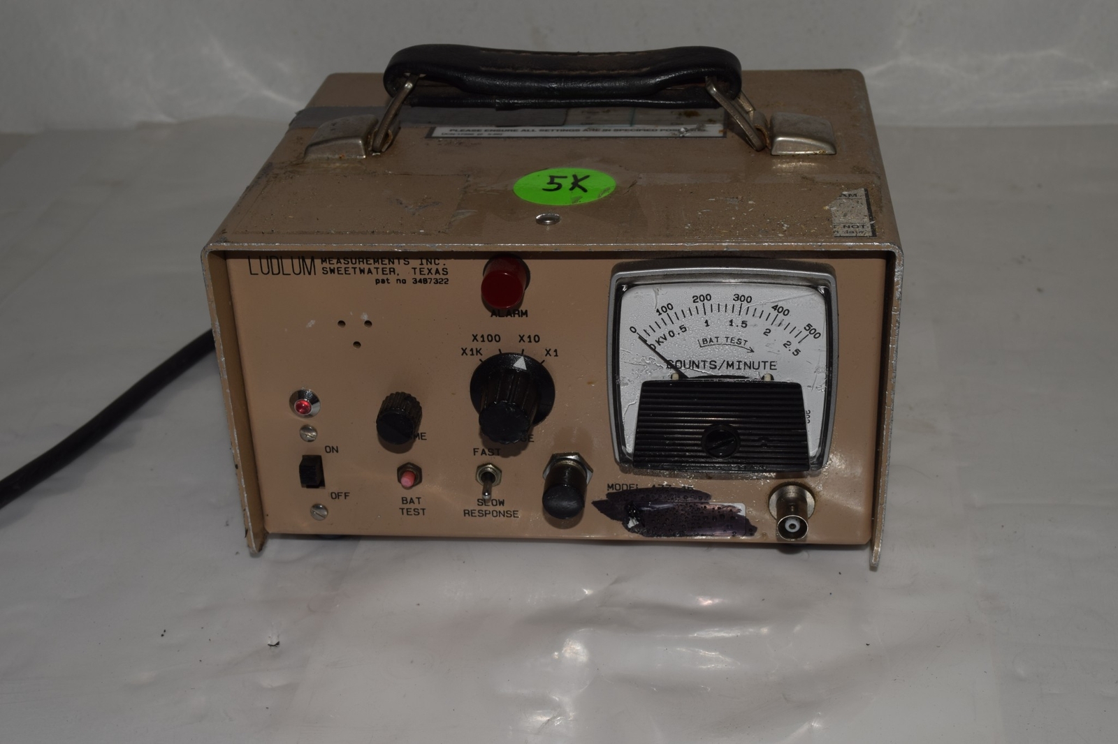 LUDLUM MEASUREMENTS INC MODEL 177-45 (SAB106)