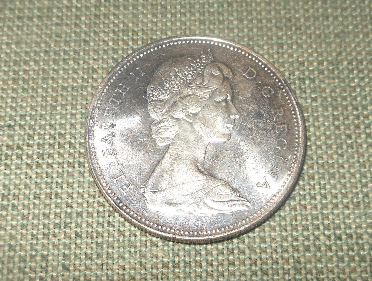 1965 Canadian Silver Dollar