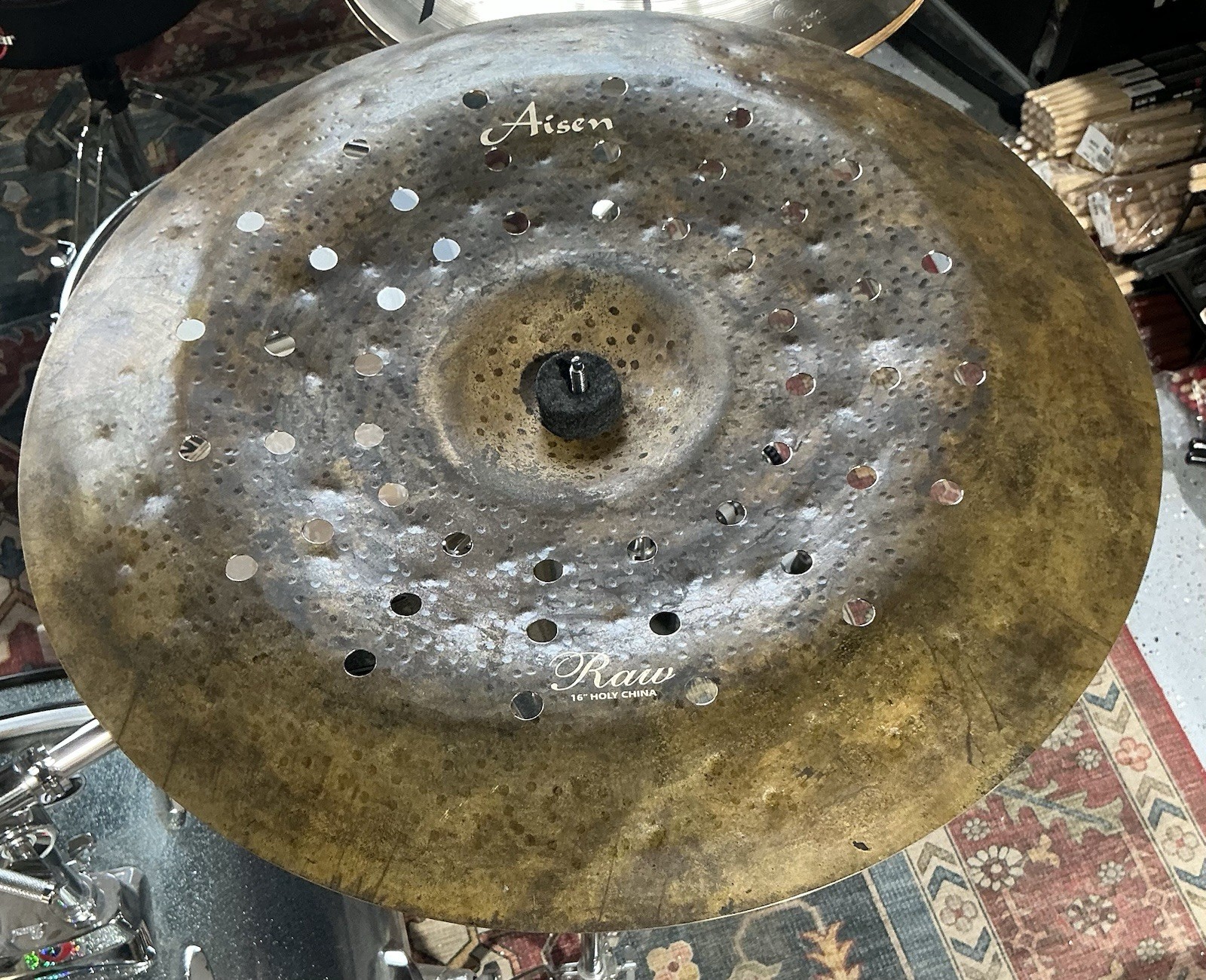 Aisen 16" Raw Holy China Cymbal