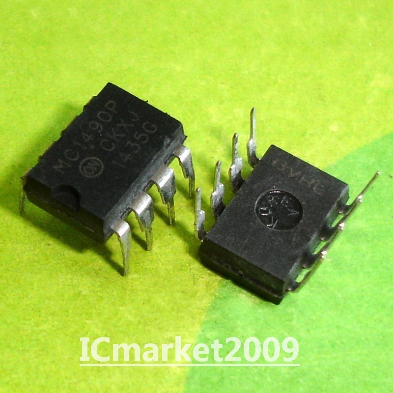 2 PCS MC1490P DIP-8 MC1490 Audio Amplifier Wideband Amplifier With AGC Chip IC