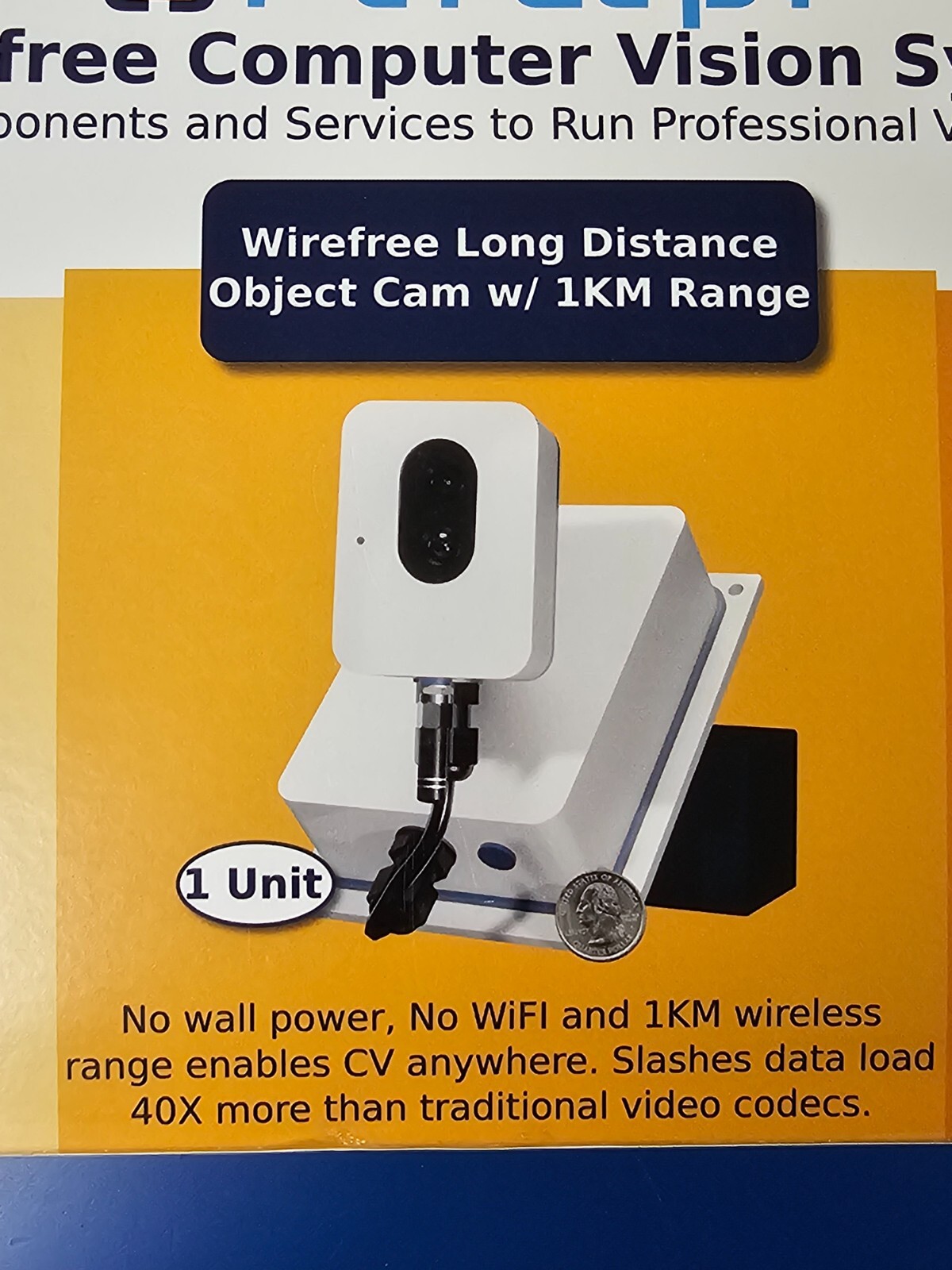 OSTREAM OSTR-WF-COMBO-01 Wirefree Computer Vision System
