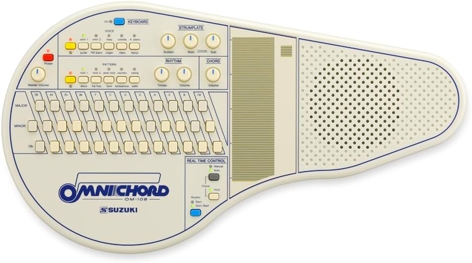 Suzuki Omnichord OM-108 OM108 Strumplate Auto Bass Chord Electronic Japan NEW