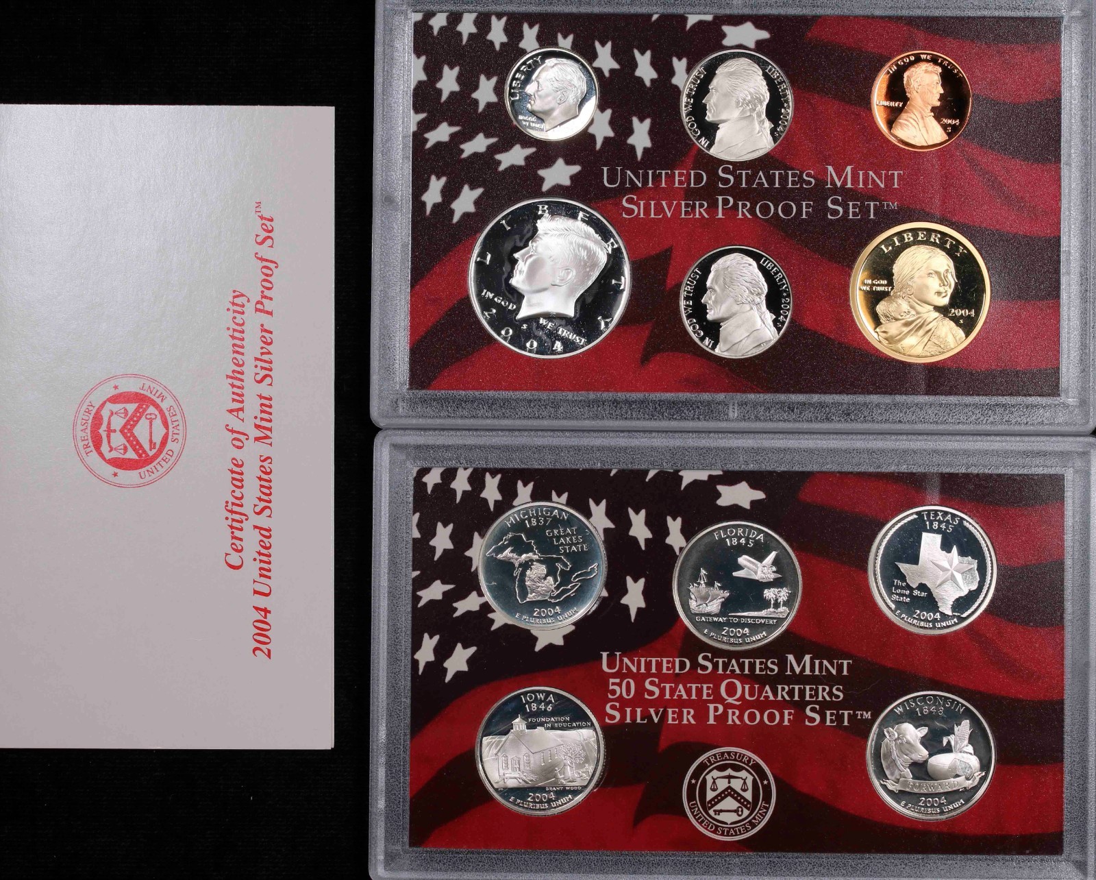 2004 U.S Mint Silver Proof Set  #B349