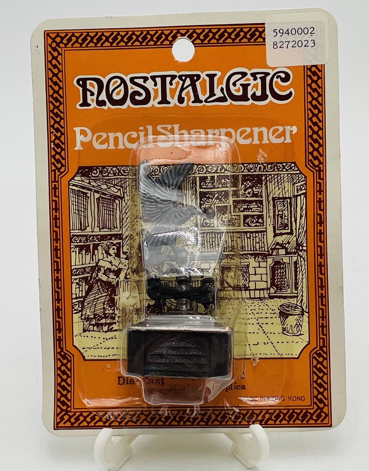 VTG Nostalgic Diecast Metal Pencil Sharpener Eagle Weather Vein Miniature NOS