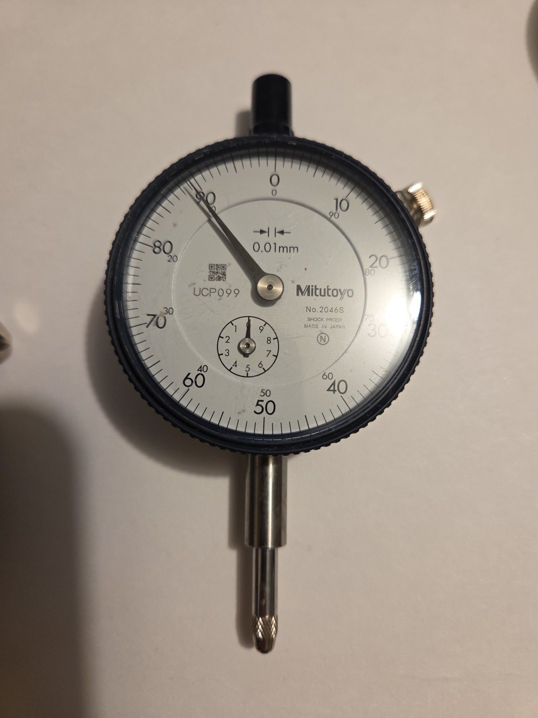 Mitutoyo 2046S Dial Indicator .01 X 10MM