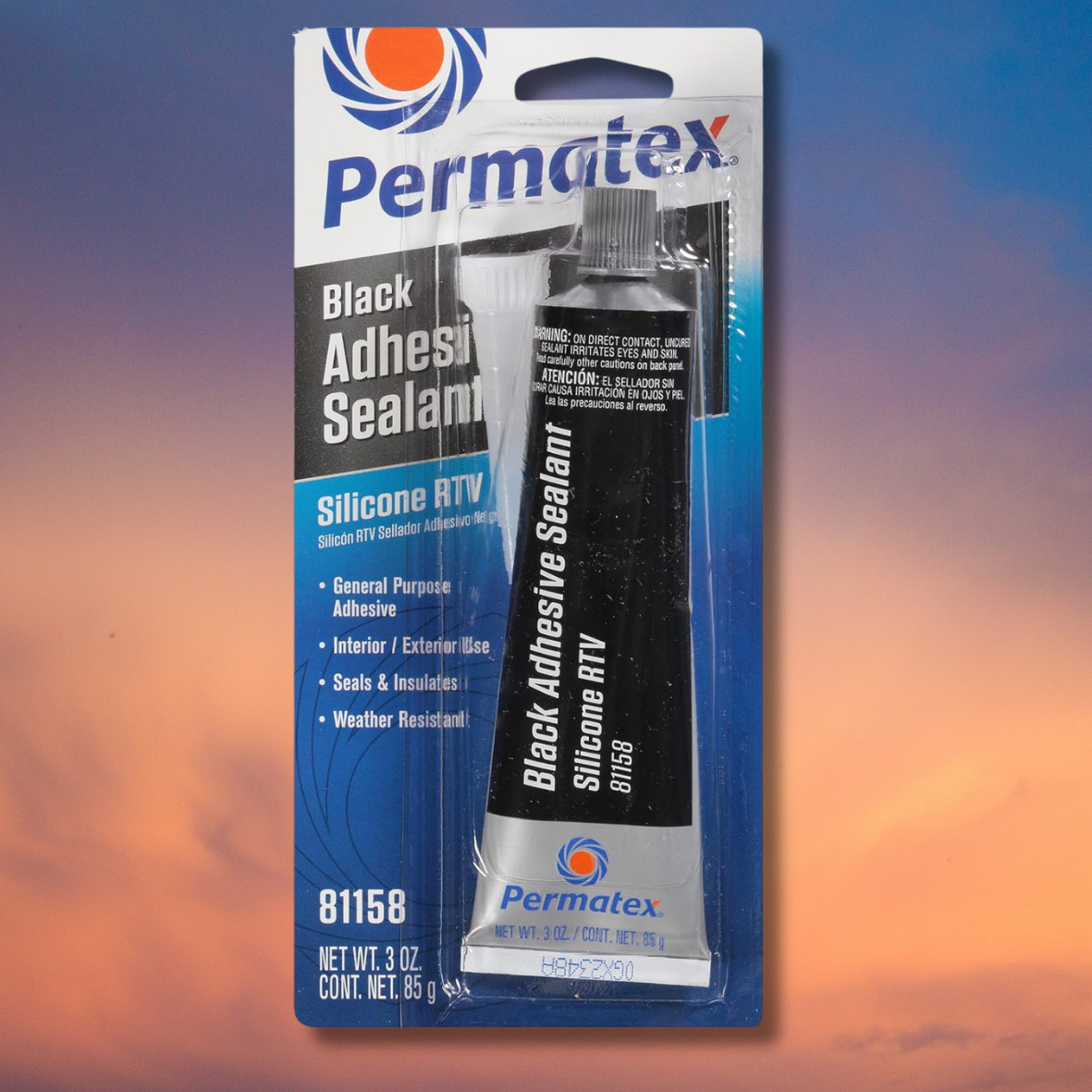 Ultra Black® Maximum Oil Resistance RTV Silicone Gasket Maker 3 oz