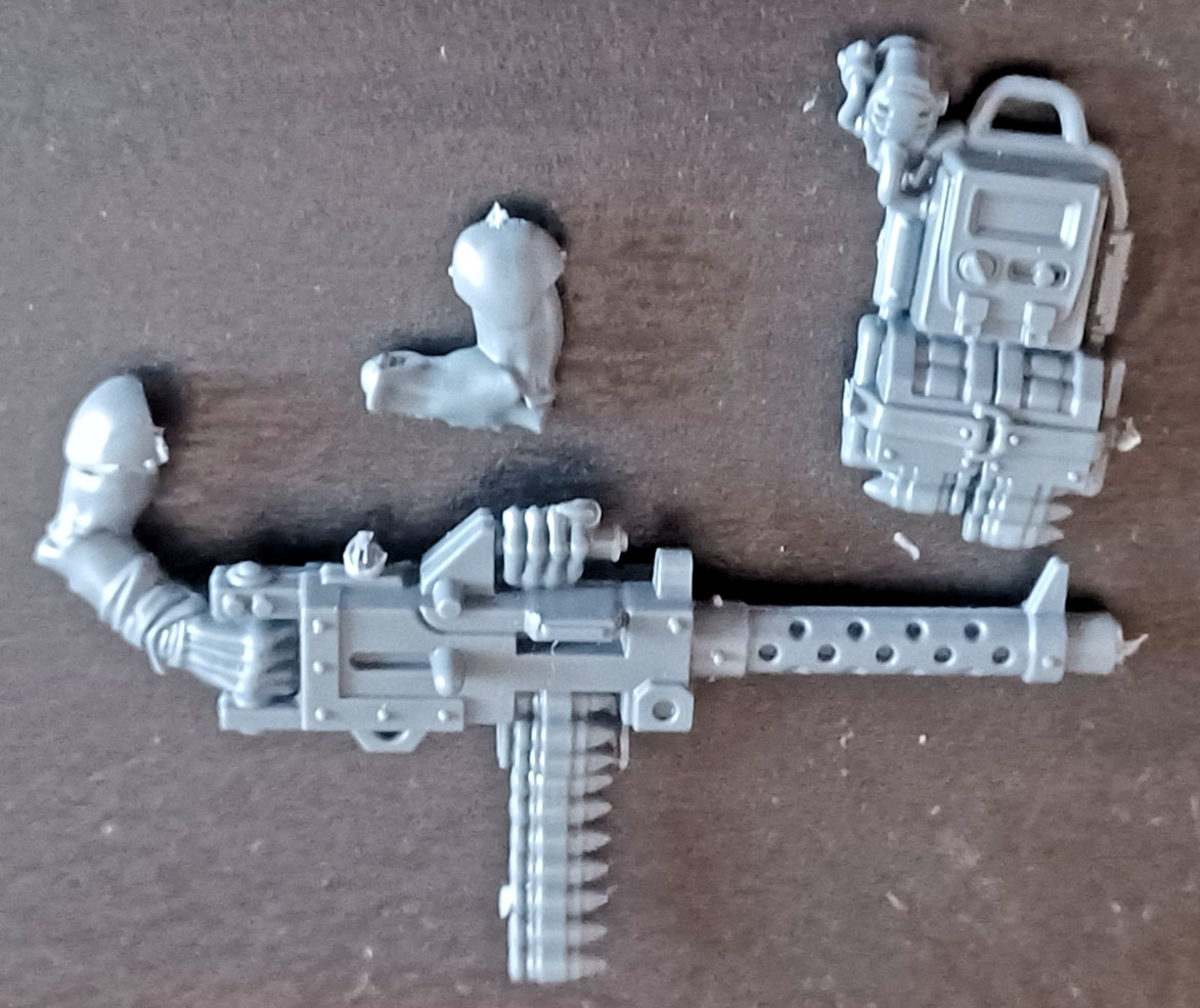Neophyte Hybrid Heavy Stubber-Bits-Arms-Genestealer Cult-Tyranid-Warhammer 40k