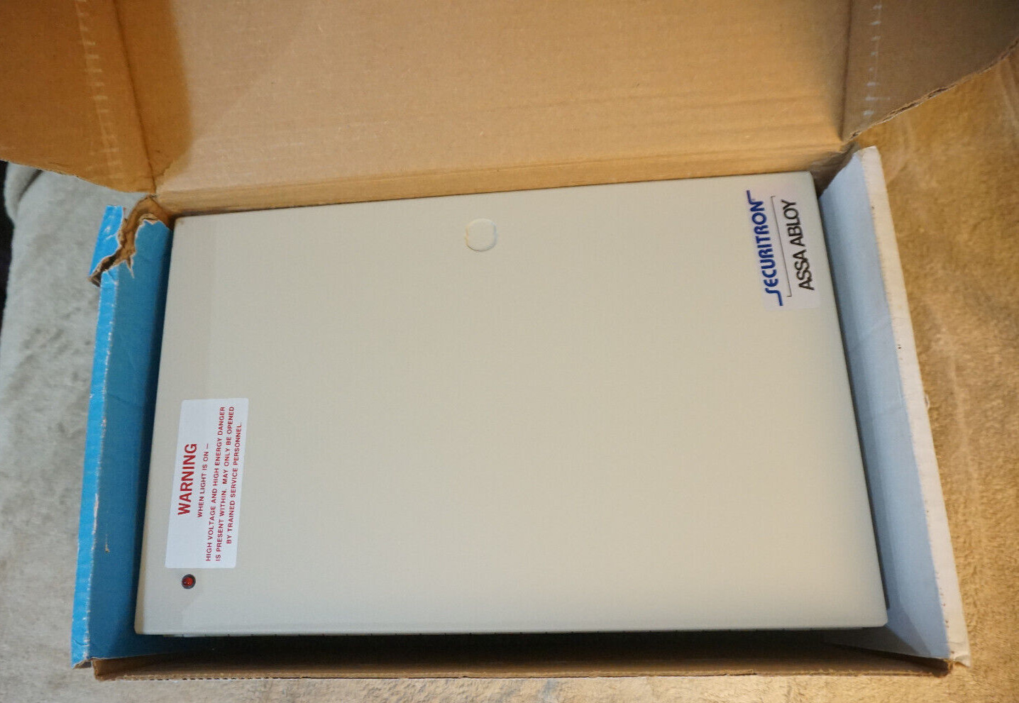 SECURITRON BPS-24-1 BOXED METAL POWER SUPPLY 24VDC, 1AMP ASSA