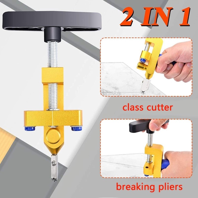 Professional 2 In 1 Manual Tile Cutter Breaking Tool for Smooth and Precise Cuts