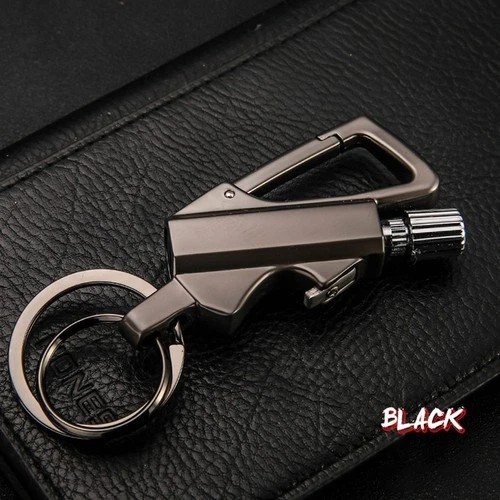 Permanent Match Infinity Lighter with Multitool Keychain Bottle Opener for Men