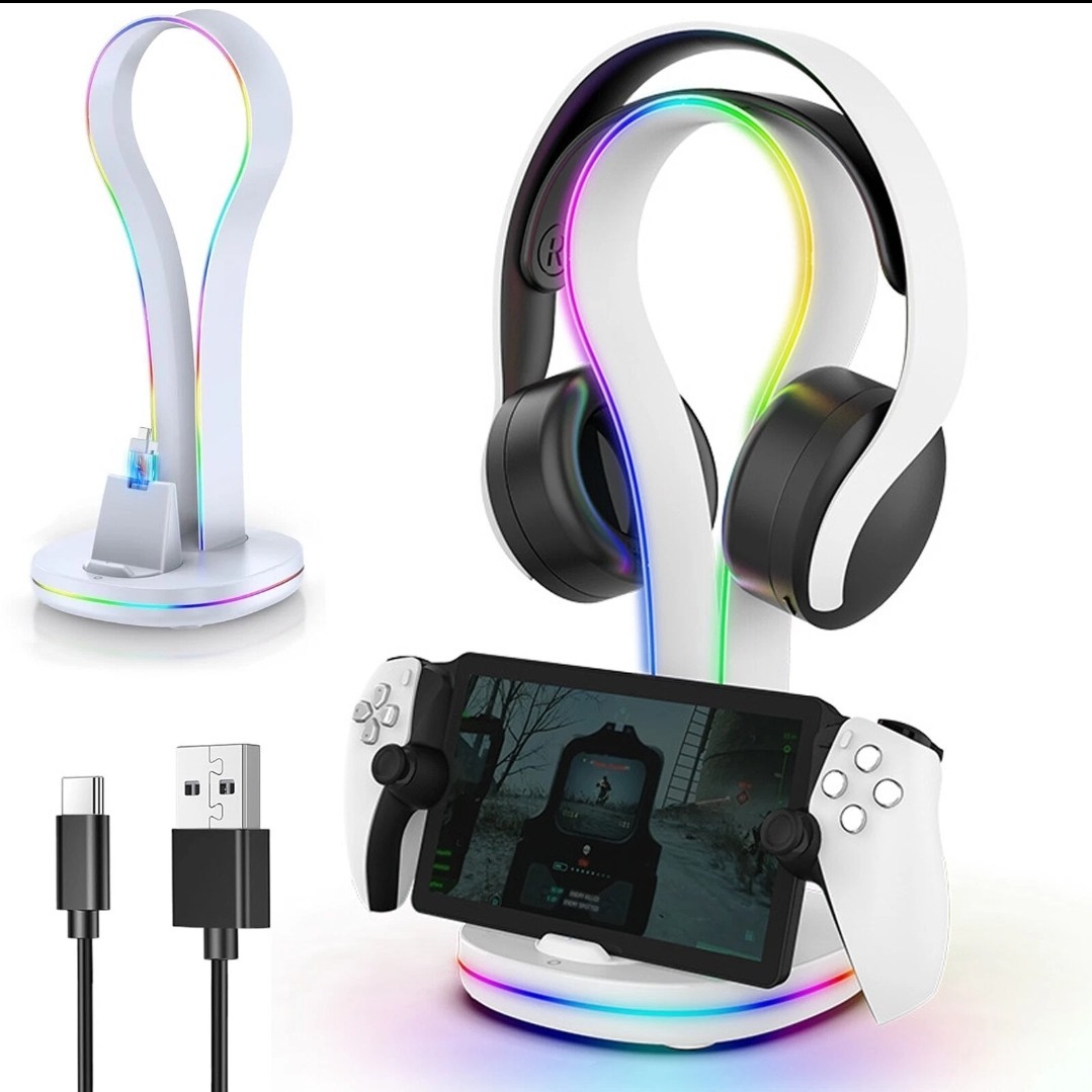 3-in-1 Magnetic Charging Stand for PS Portal,  PS5 Wireless Headset Holder