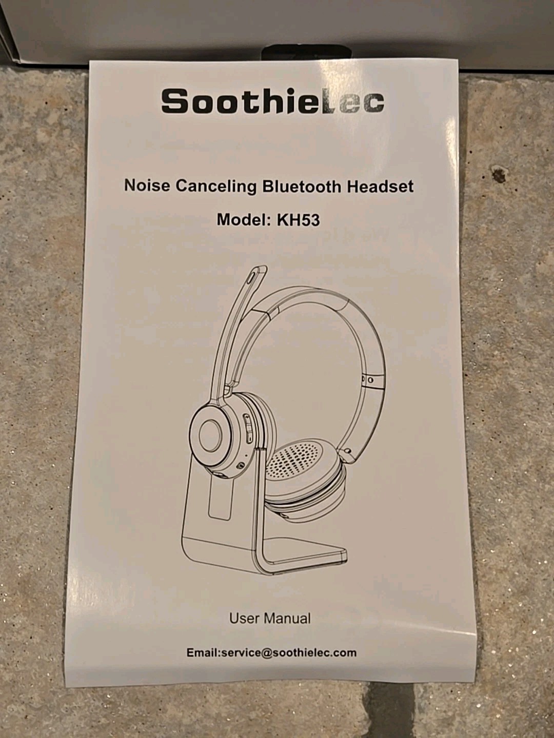 Soothielec KH53 Wireless Bluetooth Headset V5.1 with Noise Canceling Mic